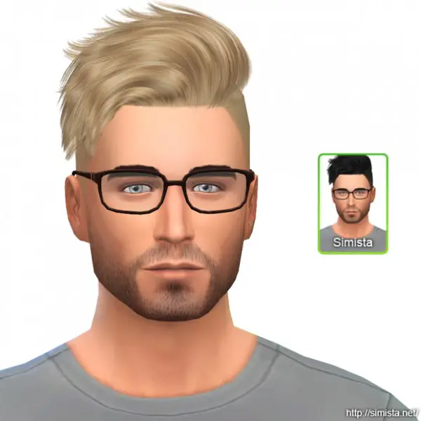 Simista: May Sims Hairstyle 14M retextured for Sims 4