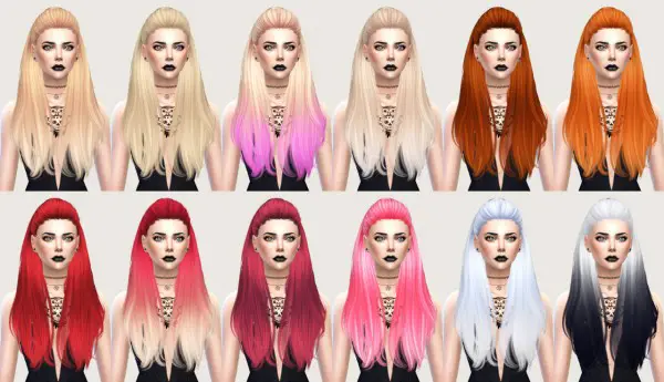 Salem2342: Nightcrawler Break free hairstyle retextured for Sims 4