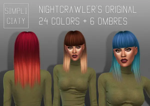 Simpliciaty: Nightcrawler Laurie Alpha Edit for Sims 4