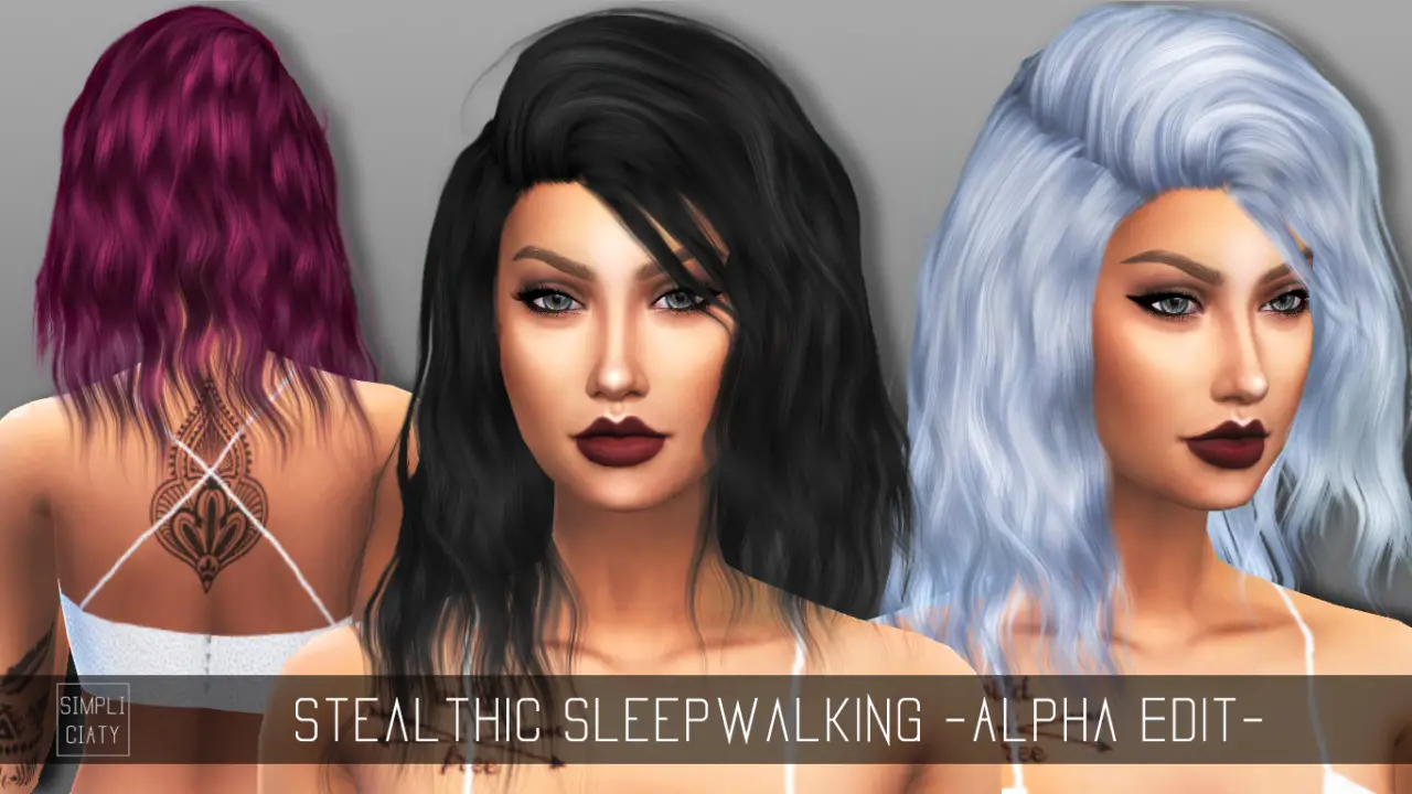 the sims 4 alpha cc hair folder download