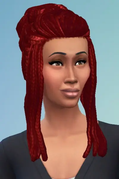 Birksches sims blog: Rasta Bun hair for Sims 4
