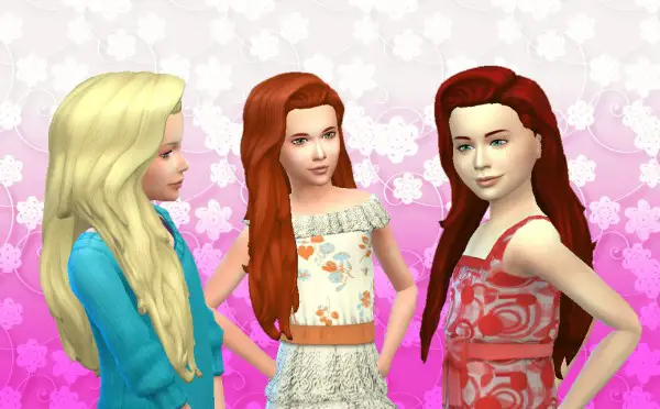 Mystufforigin: Liberty Hair for Girls for Sims 4