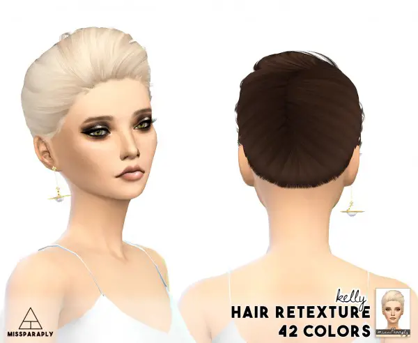 Sims 4 Hairs ~ Miss Paraply: Nightcrawler hairs retestured
