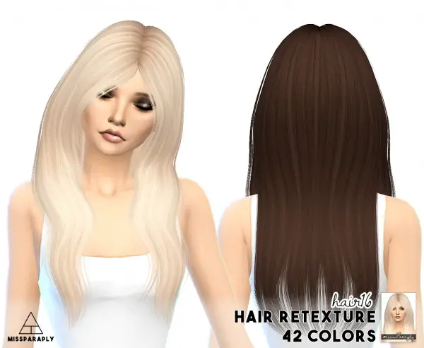 Sims 4 Hairs ~ Miss Paraply: Nightcrawler hairs retestured