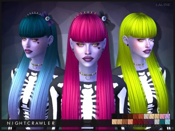 The Sims Resource: Laurie hairstyle by Nightcrawler for Sims 4