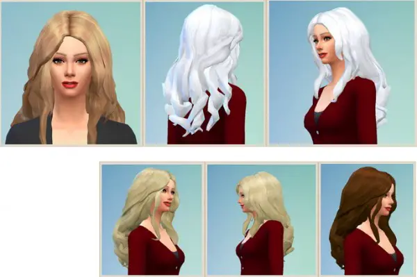 Birksches sims blog: Thick Hair for Sims 4