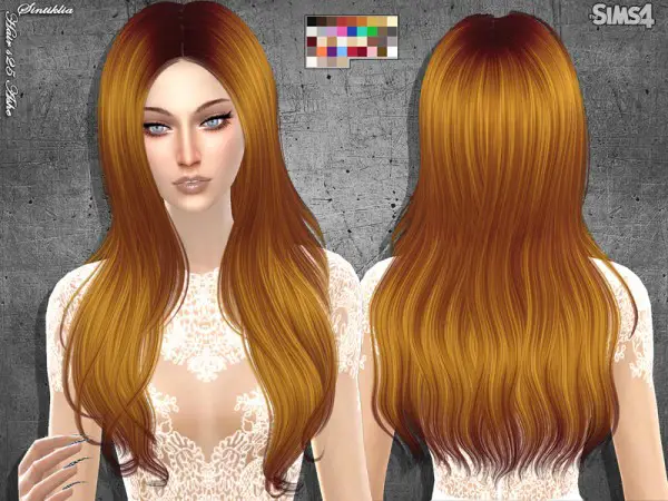 The Sims Resource: Hair 25 Ashe by Sintiklia for Sims 4