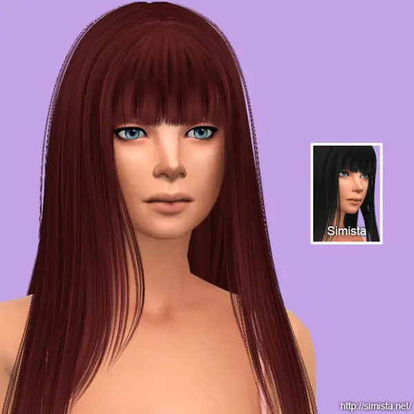Simista: Hair retextured for Sims 4
