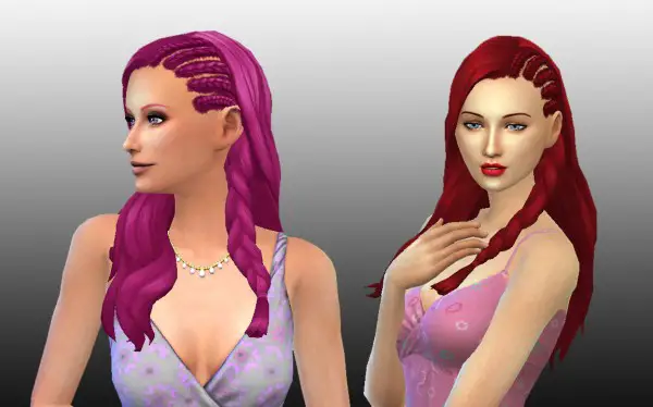 Mystufforigin: Claire Hairstyle for Sims 4