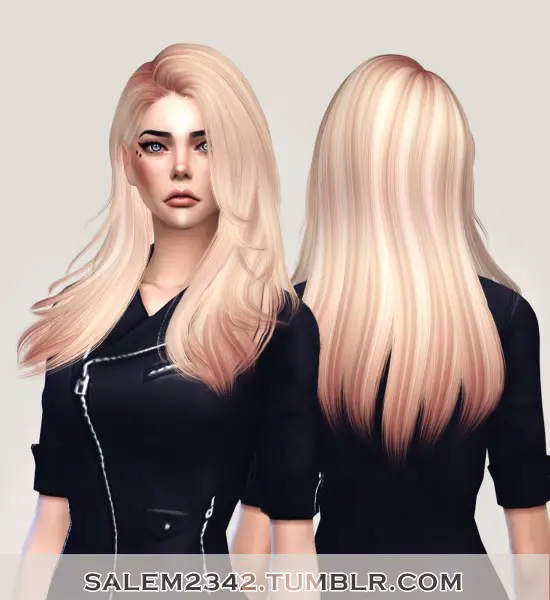 Salem2342: Alesso`s Hair Hide Retexture for Sims 4