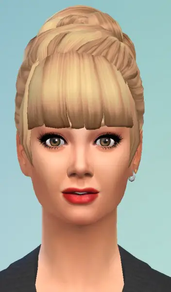 Birksches sims blog: Party Bun hair for Sims 4