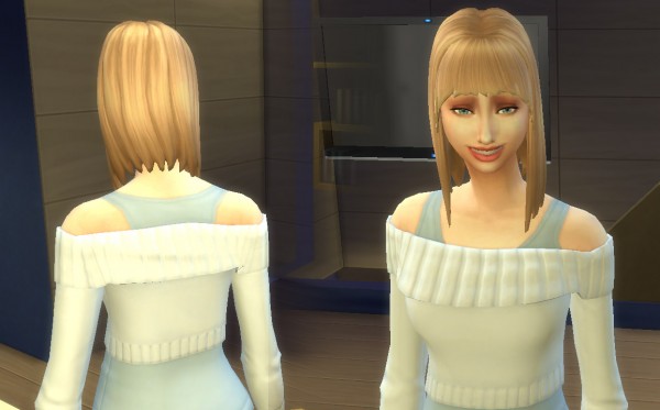 Mystufforigin: Hope hair for Sims 4