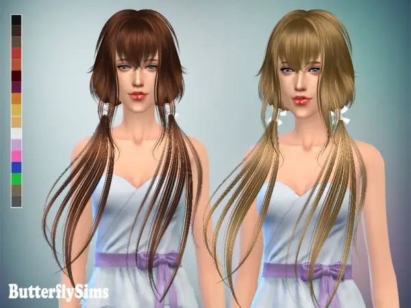 Sims 4 Hairs ~ Butterflysims: Hair 053