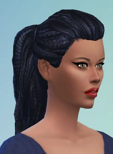 Birksches sims blog: Dreads Ponytail hair for Sims 4