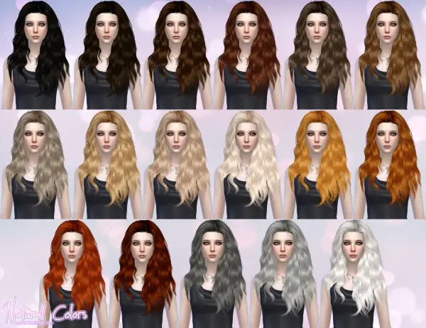Aveira Sims 4: Stealthic Temptress hairs retextured for Sims 4