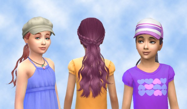 Mystufforigin: Skysims Hairstyle 270 Tina Conversion for Sims 4