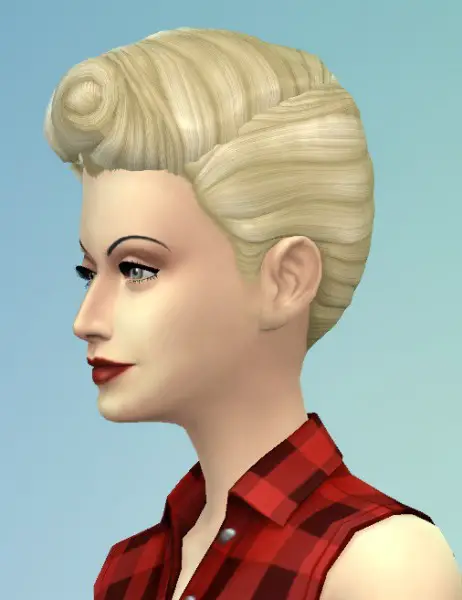 Birksches sims blog: The 50s Hair for ladys for Sims 4
