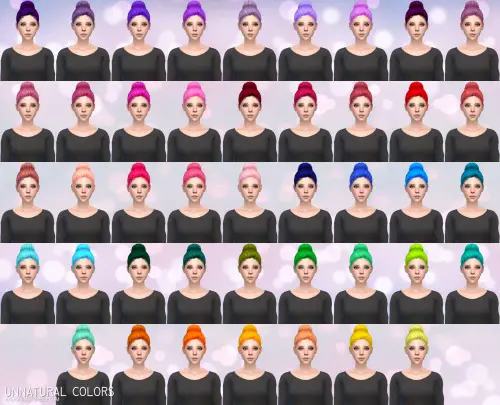 Aveira Sims 4: Nightcrawler`s Trixie hair retextured for Sims 4