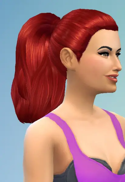 Birksches sims blog: Thick Ponytail for Sims 4