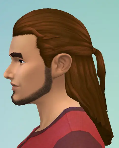 Birksches sims blog: Long Tied longer for him for Sims 4