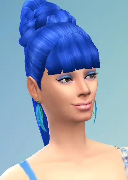 Birksches sims blog: Jienny Hair for her for Sims 4