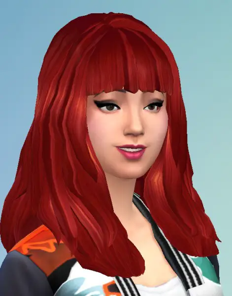 Birksches sims blog: Dipped Color Hair Edit for Sims 4
