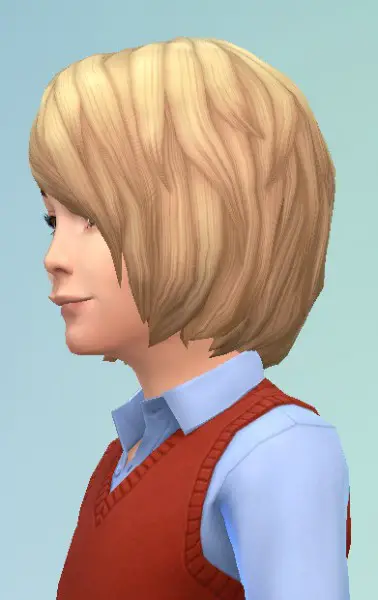 Birksches sims blog: Bob hair for boys for Sims 4