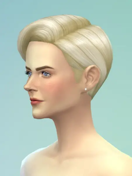 Rusty Nail: Long wavy classic hair for her for Sims 4