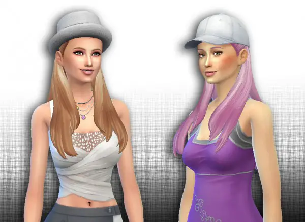 Mystufforigin: Ariana hair version 2 for Sims 4