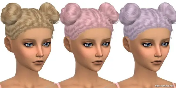 Simista: LeahLilith Blossom hair retextured for Sims 4