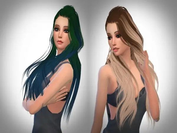 The Sims Resource: Skysims 262 hair retextured hair for Sims 4