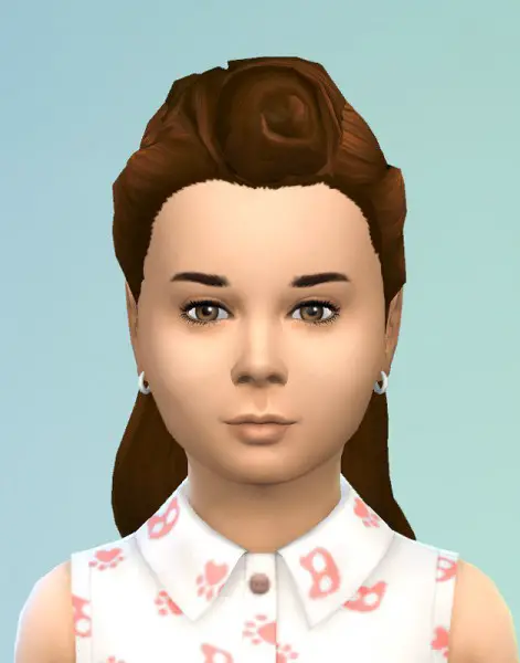 Birksches sims blog: Girls 50s Hair for Sims 4