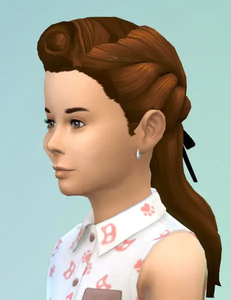 Birksches sims blog: Girls 50s Hair for Sims 4