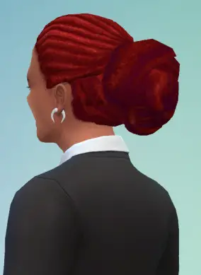 Birksches sims blog: Big Bun Dreads hair for him for Sims 4