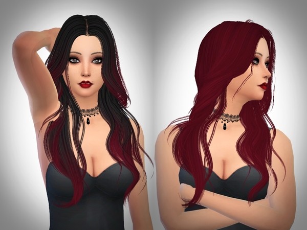 The Sims Resource: M Shi   Skysims 278 hair retextured by Mikerashi for Sims 4