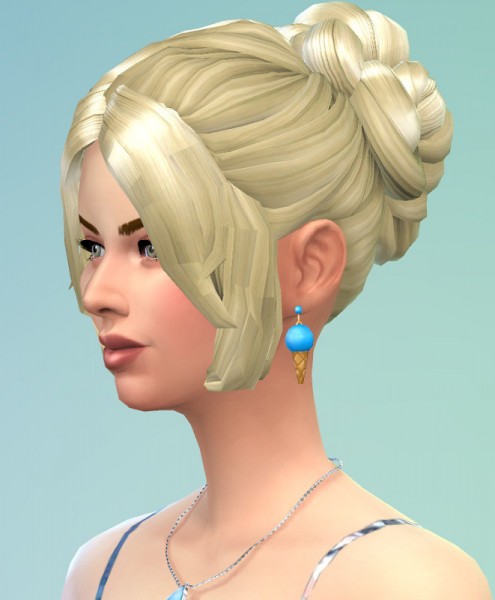 Birksches sims blog: Lara hair for her for Sims 4