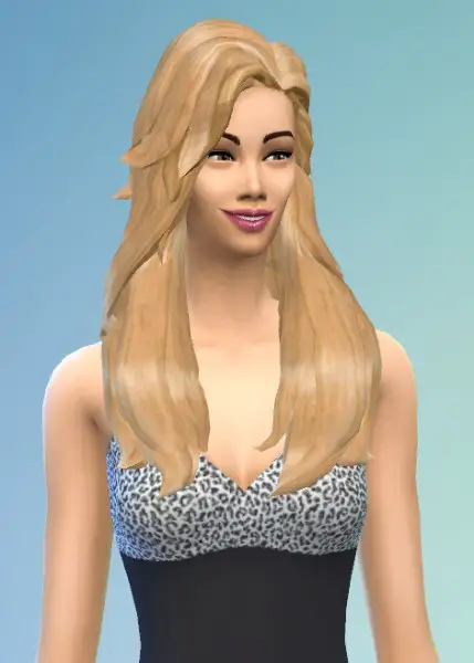Birksches sims blog: Eva in Paradise Hair for Sims 4