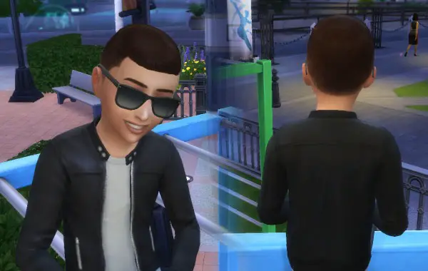 Mystufforigin: Curly Parted for Boys for Sims 4