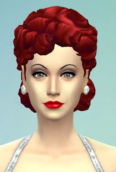 Birksches sims blog: Lucille Hair for her for Sims 4