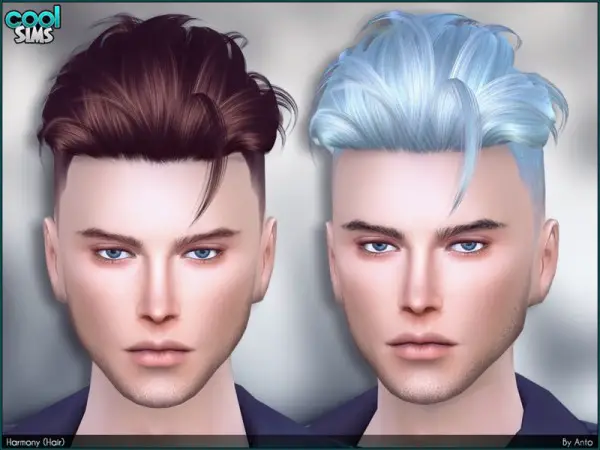 The Sims Resource: Harmony Hair by Anto for Sims 4