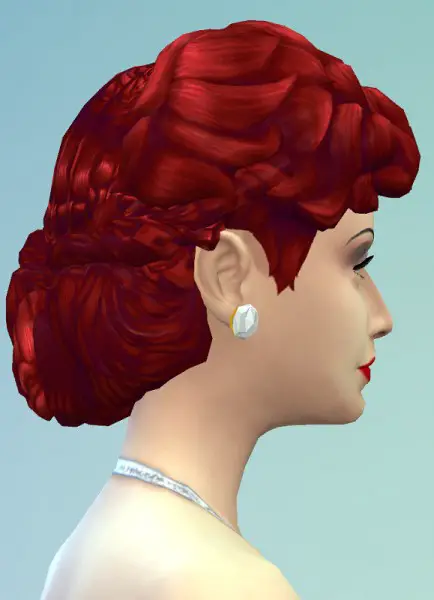 Birksches sims blog: Lucille Hair for her for Sims 4