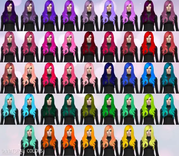 Aveira Sims 4: Anto`s Roses hair retextured for Sims 4