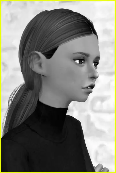 Dani Paradise: Chloe hair for her for Sims 4