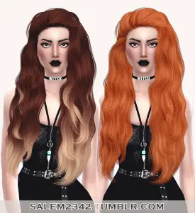 Salem2342: Stealthic`s Sirens hair retextured for Sims 4