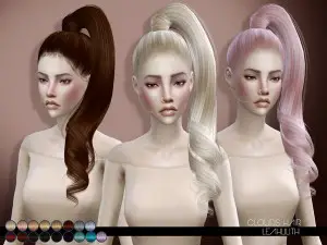 Simsrocuted: Vampires hair color add-on ~ Sims 4 Hairs