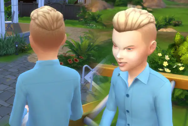 Mystufforigin: Undercut hair for Sims 4