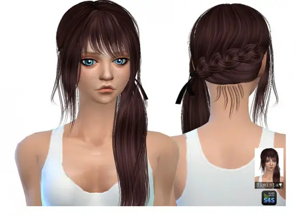 Simista: Anto`s Rocha hair retextured for Sims 4