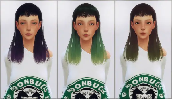 Ellie Simple: Dani paradise Gigi hair retextured for Sims 4