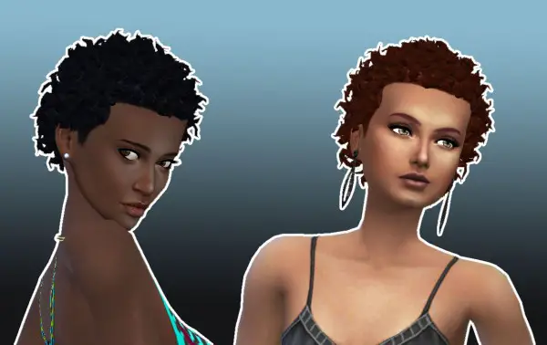 Mystufforigin: Close curls for Her for Sims 4