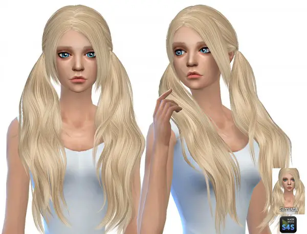 Simista: Stealthic`s Baby Doll hair retextured for Sims 4